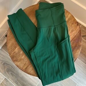 Lululemon fast and free 25” pant with pockets great condition
